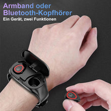 Laden Sie das Bild in den Galerie-Viewer, 2-in-1 Intelligente Armbanduhr Mit Bluetooth-Kopfhörer