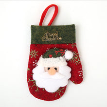 Laden Sie das Bild in den Galerie-Viewer, Weihnachtsbesteckset Handschuhe Geschenktüte