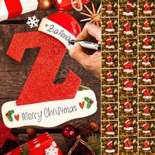 Laden Sie das Bild in den Galerie-Viewer, Weihnachtlicher dekorativer Buchstabenanhänger