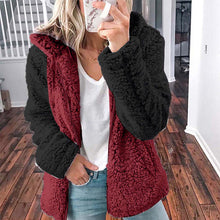 Laden Sie das Bild in den Galerie-Viewer, Warme Herbst-Winter-Kapuzenjacke