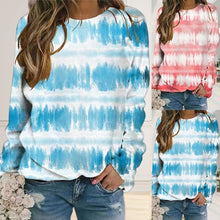 Laden Sie das Bild in den Galerie-Viewer, Langarm bedrucktes T-Shirt