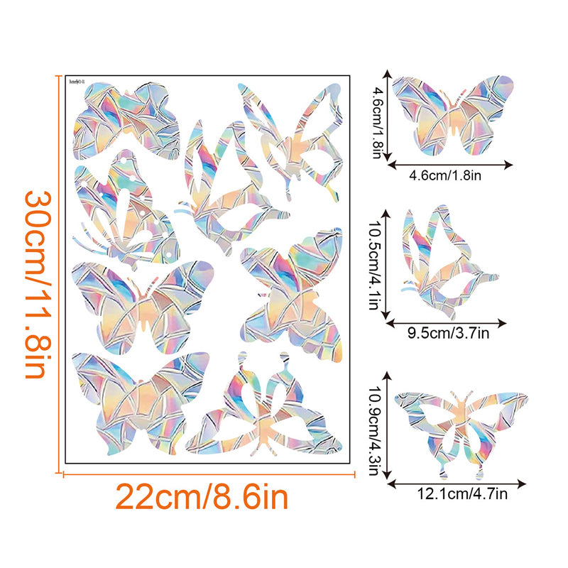Bunte Fensteraufkleber