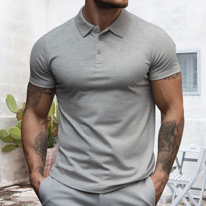 Einfarbiges Herren-T-Shirt
