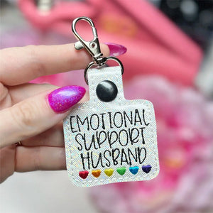 🌈Schlüsselanhänger mit Regenbogenherzen zur emotionalen Unterstützung💕