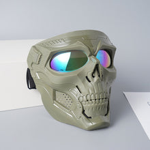 Laden Sie das Bild in den Galerie-Viewer, Radfahren Harley Goggles Totenkopfmaske