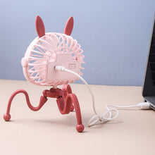 Laden Sie das Bild in den Galerie-Viewer, Tragbarer Wiederaufladbarer Ventilator für Babys