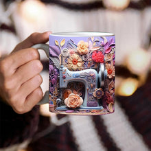 Laden Sie das Bild in den Galerie-Viewer, 3D Nähmaschinenbedruckter Wasserbecher