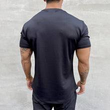 Laden Sie das Bild in den Galerie-Viewer, Elastisches Sport-T-Shirt aus reiner Baumwolle