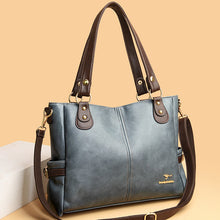 Laden Sie das Bild in den Galerie-Viewer, Helle Farbe Handtasche Kreuzbody Lederhandtasche