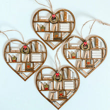 Laden Sie das Bild in den Galerie-Viewer, Herzförmige Bücherregaldekoration