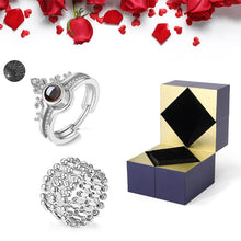Laden Sie das Bild in den Galerie-Viewer, S925 Silberring, Armband und Puzzle Schmuckschatulle