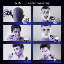 Laden Sie das Bild in den Galerie-Viewer, Wasserdichter 7D-Elektrorasierer mit schwimmendem Kopf