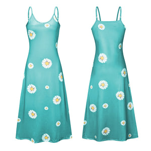 Kleid mit Gänseblümchen-Print