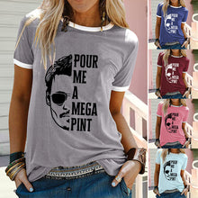 Laden Sie das Bild in den Galerie-Viewer, Bedrucktes T-Shirt für Damen