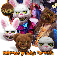 Laden Sie das Bild in den Galerie-Viewer, Halloween blutige gruselige Plüschmaske