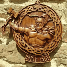 Laden Sie das Bild in den Galerie-Viewer, Wikinger-Mythologie-Symbol-Wand-Kunst