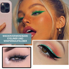 Laden Sie das Bild in den Galerie-Viewer, Wiederverwendbare Eyeliner und Wimpernaufkleber