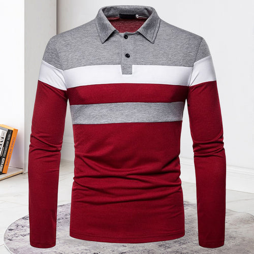 Kontrast-Poloshirt für Herren