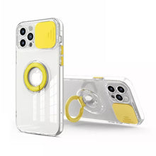 Laden Sie das Bild in den Galerie-Viewer, iPhone transparente Handyhülle mit Ring