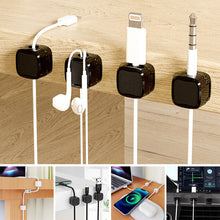 Laden Sie das Bild in den Galerie-Viewer, 6 Stk. Magnetischer Kabelspeicher-Organizer