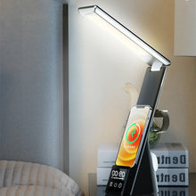 Laden Sie das Bild in den Galerie-Viewer, Multifunktionale Schreibtischlampe mit Uhr und Schnellladegerät