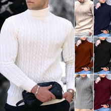 Laden Sie das Bild in den Galerie-Viewer, Lässiger Langärmliger Rollkragenpullover für Herren