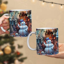 Laden Sie das Bild in den Galerie-Viewer, Weihnachtliche 3D-Tasse aus Keramik