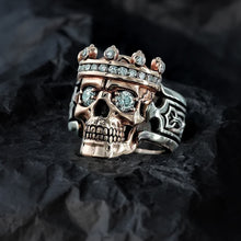 Laden Sie das Bild in den Galerie-Viewer, Krone Schädel Ring