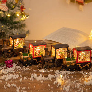 Weihnachtskristall-Schneezuglicht