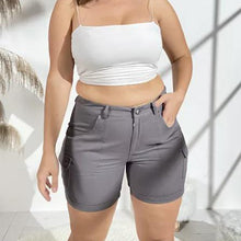 Laden Sie das Bild in den Galerie-Viewer, Lässige Shorts mit hoher Taille