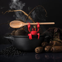 Laden Sie das Bild in den Galerie-Viewer, Rote Krabbe Silikon-Utensilienauflage