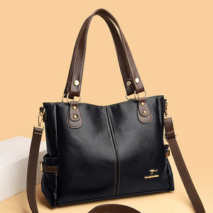 Helle Farbe Handtasche Kreuzbody Lederhandtasche