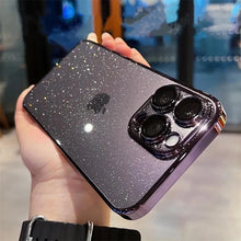Laden Sie das Bild in den Galerie-Viewer, Glitzernde ultradünne sturzsichere iPhone-Hülle