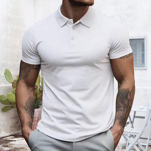Einfarbiges Herren-T-Shirt
