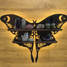 Laden Sie das Bild in den Galerie-Viewer, Luna Moth Lampenkristallständer