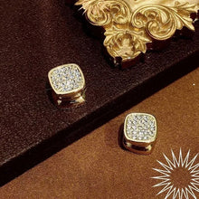Laden Sie das Bild in den Galerie-Viewer, Magnetische doppelseitige Ohrstecker mit Diamanten
