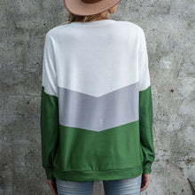 Laden Sie das Bild in den Galerie-Viewer, Dreifarbiges langärmliges T-Shirt