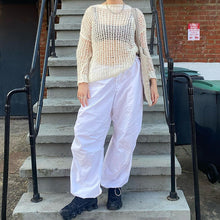 Laden Sie das Bild in den Galerie-Viewer, Lockere Cargohose mit mehreren Taschen und Kordelzug