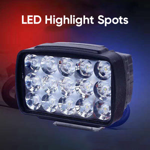 Externe LED-Scheinwerfer mit 15 Lampenperlen