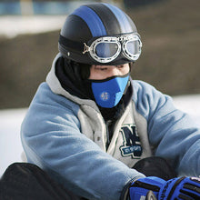 Laden Sie das Bild in den Galerie-Viewer, Motorradhelm mit Schutzbrille