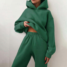 Laden Sie das Bild in den Galerie-Viewer, Lässiges Kapuzenpullover-Set Für Damen