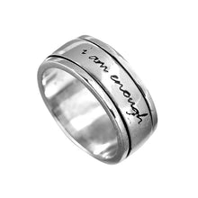 Laden Sie das Bild in den Galerie-Viewer, Geprägter Drehbarer Buchstabenring