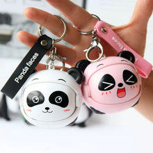 Laden Sie das Bild in den Galerie-Viewer, Süßer gesichtsveränderbarer Panda-Schlüsselanhänger