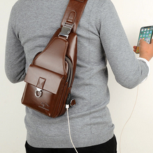 Laden Sie das Bild in den Galerie-Viewer, Herr Wiederaufladbare hochwertige Brusttasche