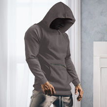 Laden Sie das Bild in den Galerie-Viewer, Einfarbiger Langarm-Hoodie