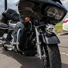 Laden Sie das Bild in den Galerie-Viewer, Leuchtendes Schädelkopf Motorradzubehör