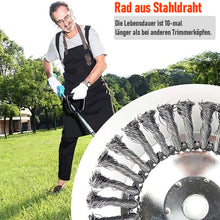 Laden Sie das Bild in den Galerie-Viewer, Runde Twist Wire Wheel Bürste zum Bürsten- / Unkrautschneiden