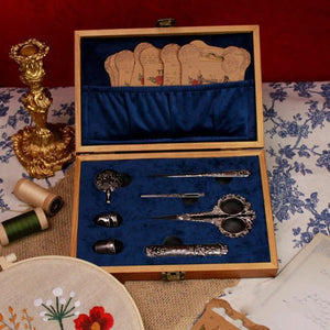 Vintage 5-teiliges Set spitzer Scheren