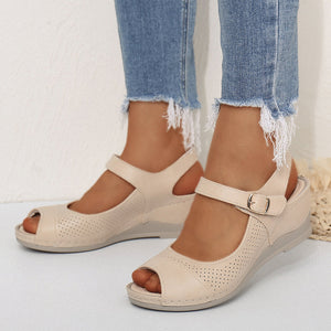 Klassische Lässige Sandalen Mit Fischmaul