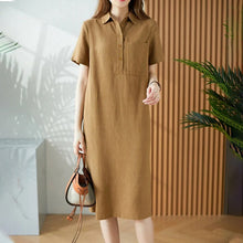 Laden Sie das Bild in den Galerie-Viewer, Elegantes lockeres Kleid